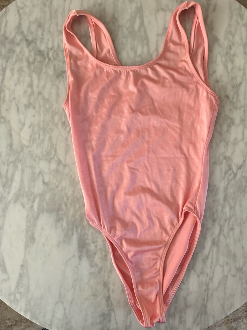Pink Women's Scoop-Back Bodysuit - Soft Stretch